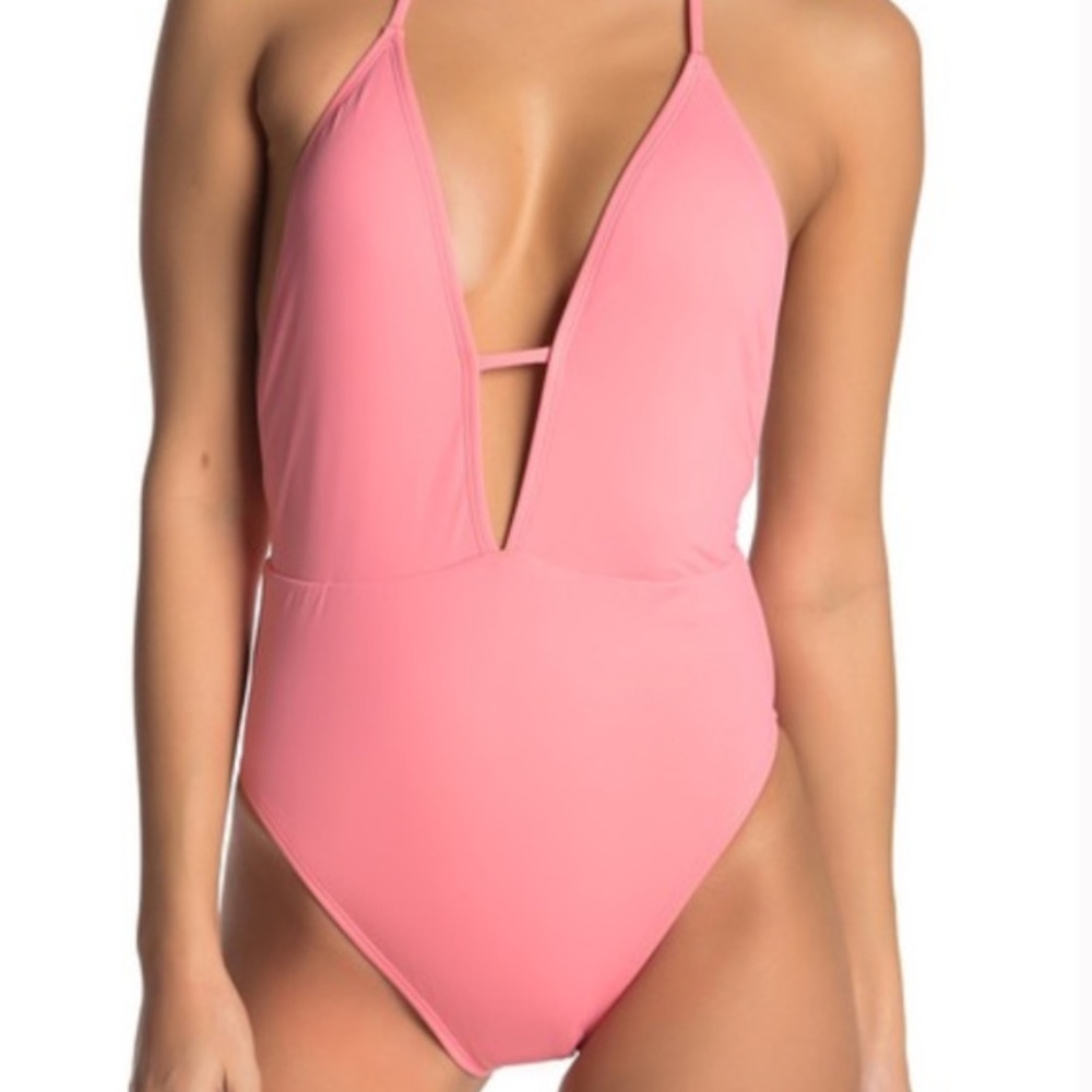 Swimsuit The Bikini Lab | Solid Plunge Shirred